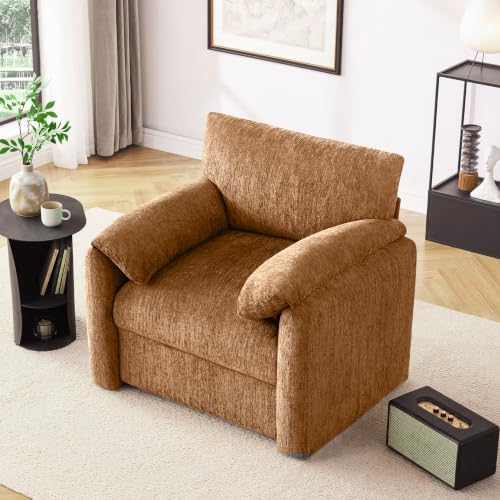 Howjoe 2 Pack Oversized Accent Chair for Living Room, Rustic Broning - Image 6