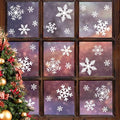 LUDILO 135Pcs Christmas Decorations Window Clings Snowflakes Window Decals by LUDILO