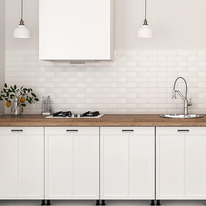 Ravinte 32 Pack 4 Inch Square Cabinet Handles Matte Black Drawer Pulls Kitchen Hardware