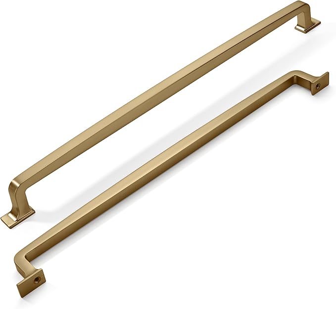khtumeware | Appliance Handle Pull | Champagne Bronze | 18 in (457 mm) Center-to-Center Drawer Pull | 1 Pack| Kitchen and Bathroom Cabinet Hardware | Furniture Hardware