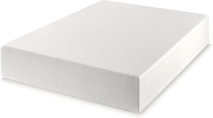 Best Price Mattress 14" Signature Green Tea Memory Foam Mattress, Full, White