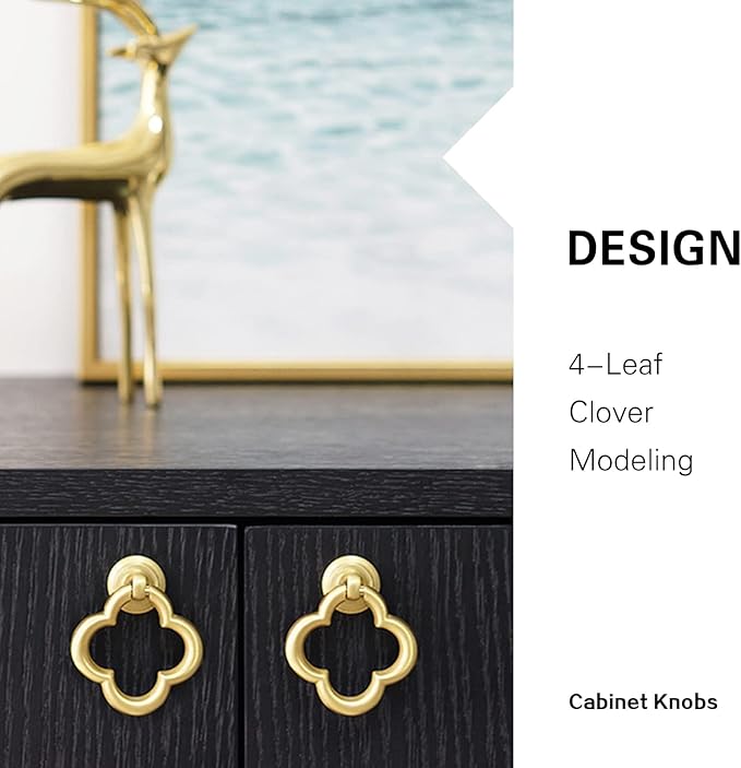Cupboard Knobs Cabinet Knobs Drawer knobs, Zinc Alloy Gold Knobs for Dresser, Cupboard Knobs for Kitchen, Bathroom (Style C-16)