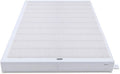 Amazon Basics Smart Box Spring Bed Base, 5-Inch Height Mattress Foundation, Tool-Free Easy Assembly, Twin, 74"L x 38"W x 5"H, White