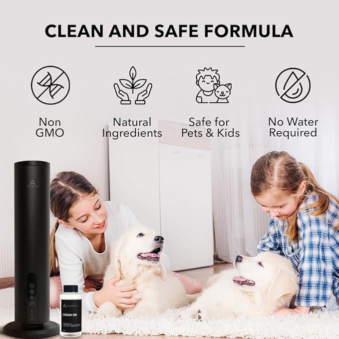 Dream On Diffuser Oil, Luxury Hotel Scent Diffuser Oil for Home, Office & Spa, Fragrance Essential Oils for Aromatherapy, Aloe Vera & Cedarwood, 3.3 FL Oz, 100 mL