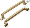 khtumeware 10 Pack 6-1/4 Inch Cabinet Handles - Champagne Bronze Cabinet Pulls & Warm Brass Drawer Pulls