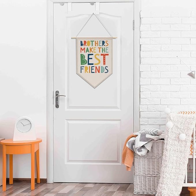 Inspirational Gifts Ideas Boys Room Wall Decor Playroom Wall Decor Canvas Hanging Pennant Flag Banner Wall Sign Decor Gift for Nursery Bedroom Playroom Game Room Front Door Boy Birthday Gift