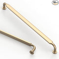 Asidrama 10 Pack 10 Inch(254mm) Brushed Brass Kitchen Cabinet Handles, Cabinet Pulls Kitchen Cabinet Hardware for Cupboard Drawer Pulls