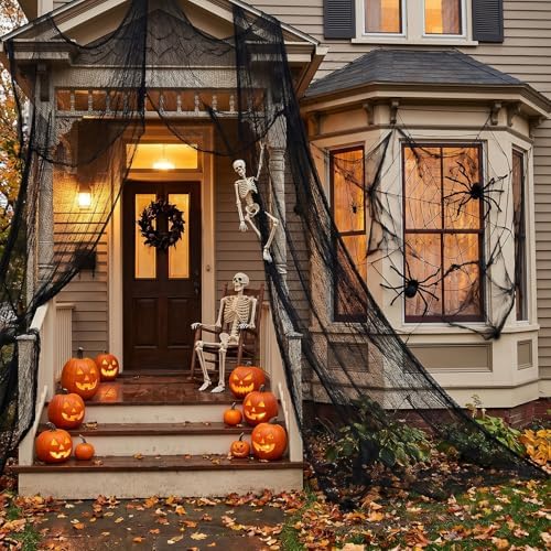 Halloween Creepy Cloth Black 80×400inch - Halloween Decorations Clearance - Creepy Spooky Halloween Decorations Outdoor Indoor - Image 4