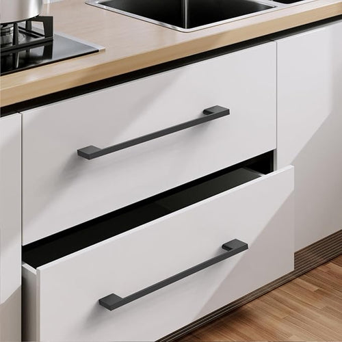 10 Pack Matte Black Cabinet Pulls 7.5 Inch Cabinet Handles Kitchen Cabinet Hardware Kitchen Handles for Cabinets Black Dresser Pulls Drawer Handle