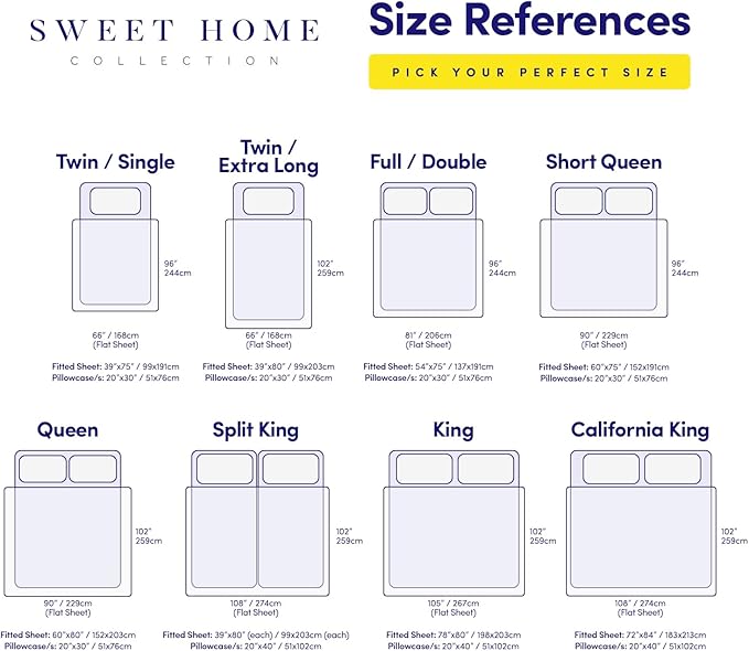 Sweet Home Collection Twin XL Size Sheet Set with Built-in Sheet Straps - Deep Pocket Fitted Sheet, Flat Sheet & Pillowcases - Soft, Wrinkle-Free, Secure Fit - Fuschia