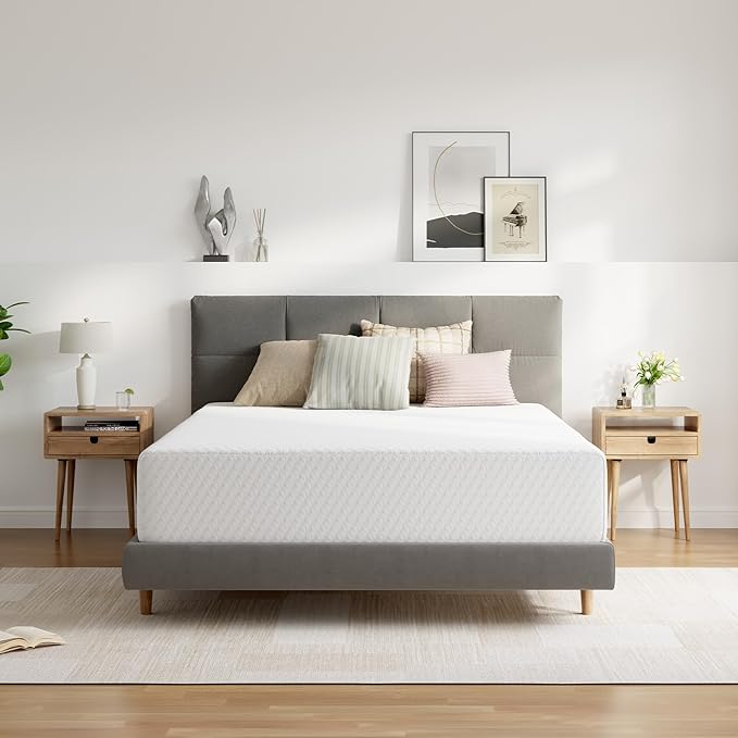 Novilla Queen Mattress, 12 Inch Queen Memory Foam Mattress for Pressure Relief & Comfort Sleep, Removable Washable Cover,CertiPUR-US Certified, Plush