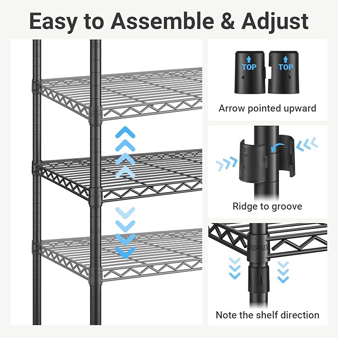 VIPEK V5C Medium Covered Clothes Rack Heavy Duty Portable Closet Wardrobe, Freestanding Black Clothing Rack with Grey Upgarded Polyester Cover, Adjustable Custom Closet Rack, 57.9" Lx17.3 Wx76.4 H