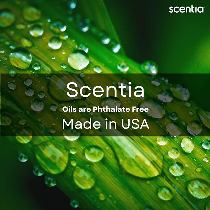 Scentia Hotel Diffuser Oil Inspired by 5-Star Hotel Scent - 50 mL 1.69 fl oz - Essential Oil Botanical Jasmine, Bergamot & Fresh Marine Notes for Aromatherapy Diffusers - Escapade, Thanksgiving Gift