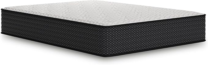 Signature Design by Ashley Limited Edition Plush 12 Inch Hybrid Mattress with Gel Memory Foam and Edge Support for Cool Sleep and Pressure Relief, Queen, Fiberglass Free, Mattress In A Box