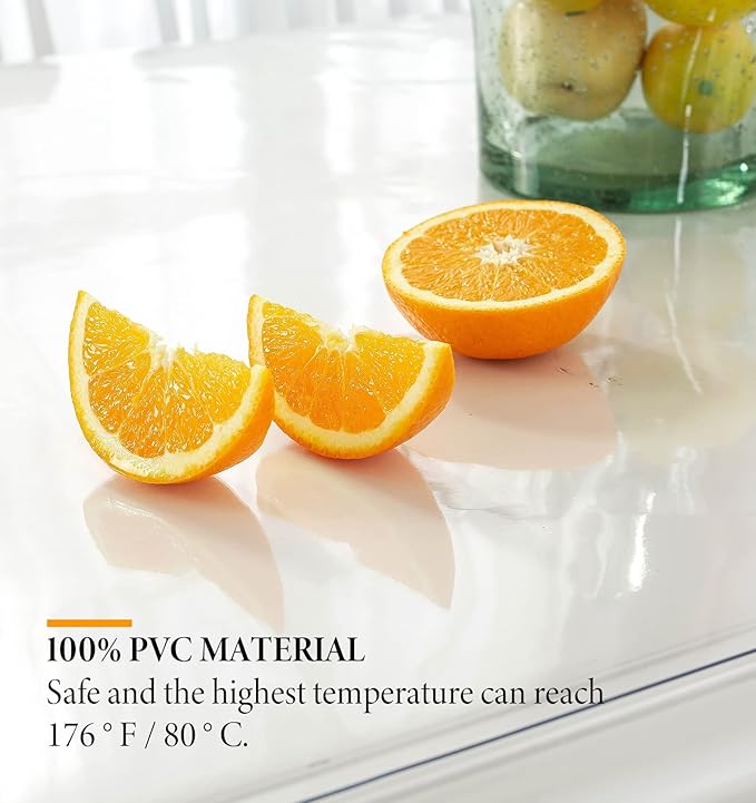 Deep Dream 1.5mm Clear Desk Cover Protector, 18×42 Inch Clear Table Protector, Rectangular Vinyl Desk Pad, PVC Plastic Table Cover for Office, Dresser, Night Stand, Computer & Writing Desk Tabletop