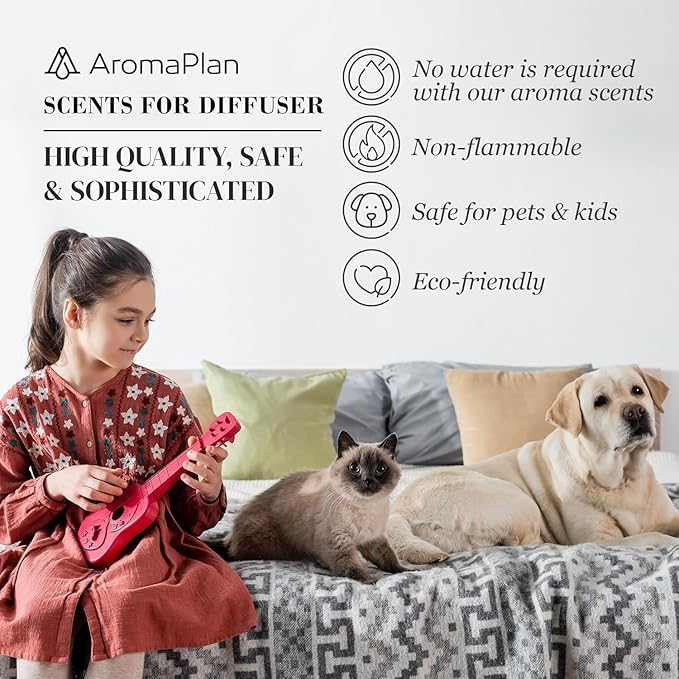 AromaPlan Hotel Scents Lifestyle Air 16 Fl Oz (473ml), Home Luxury Aroma & Hotel Diffuser Oil- Hotel Diffuser Oil for Aromatherapy- USA Made, Bigger Bottle, Bolder Aroma & Longer Lasting
