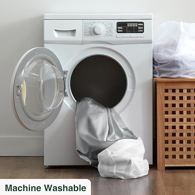 Love's cabin Twin Satin Sheet Sets - 3 Piece Dark Grey Silky Bed Sheets with Deep Pockets, Luxury Silk Feel Satin Twin Size Sheet Set Bedding Set (1 Flat Sheet,1 Fitted Sheet,1 Pillow case)