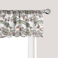 Ambesonne Fishes Window Valance Pack of 2, Watercolor Common Carp Perch and Bass Freshwater Animals Themed Seafood Drawing, Rod Pocket Curtain Valances for Kitchen Bedroom, 42" X 18", Pale Blue Grey