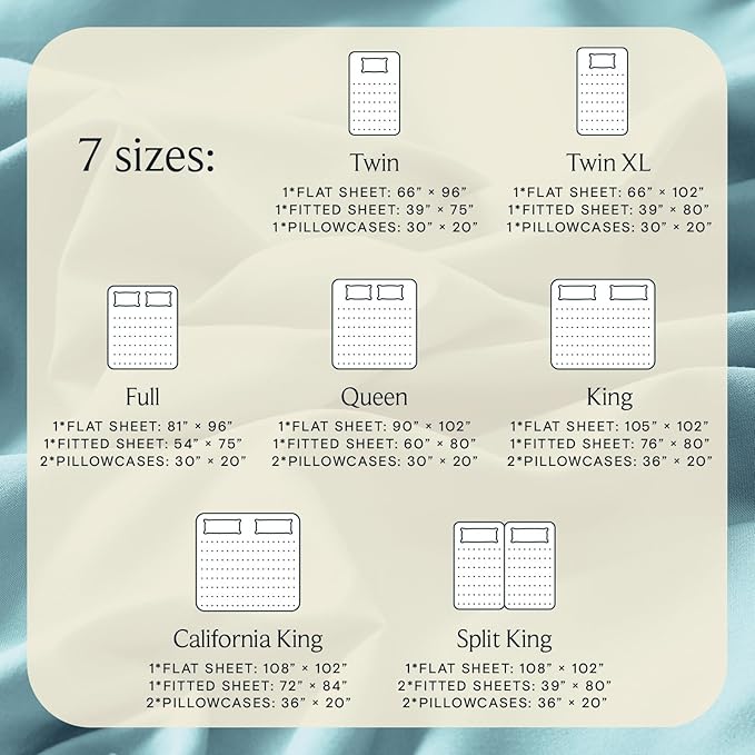 LuxClub 4 PC Full Size Sheet Set Deep Pockets Wrinkle Free Cooling Sheets Machine Washable Hotel Bedding Silky Soft - Aqua Full