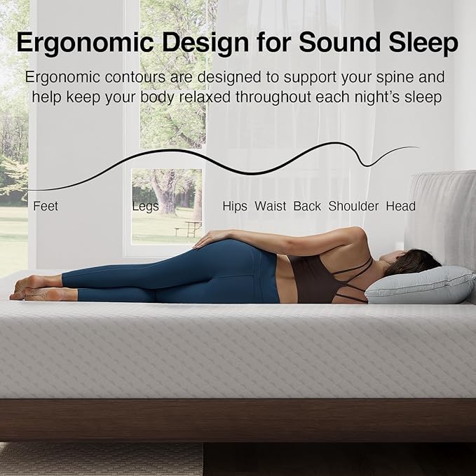 Novilla 14 Inch King Mattress, King Size Memory Foam Mattress for Pressure Relief & Supportive, Cool Refreshing Sleep Mattrerss in a Box, CertiPUR-US Certified Mattress, Medium Firm