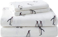 Eddie Bauer - Full Sheets, Cotton Flannel Bedding Set, Brushed For Extra Softness, Cozy Home Decor (Rookeries, Full)