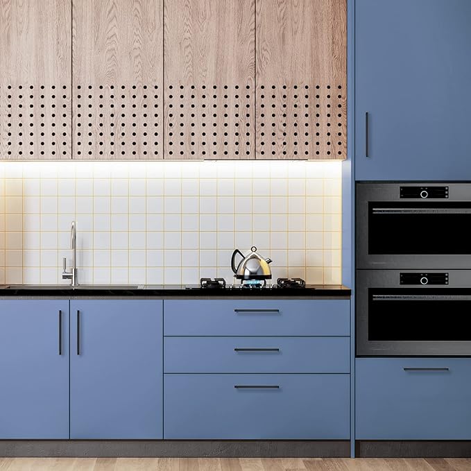 Ravinte 10 Pack Black Cabinet Pulls 8-4/5 Inch Square Kitchen Cabinet Handles Matte Black Kitchen Hardware for Drawer Pulls Drawer Handles Come with Screwdriver