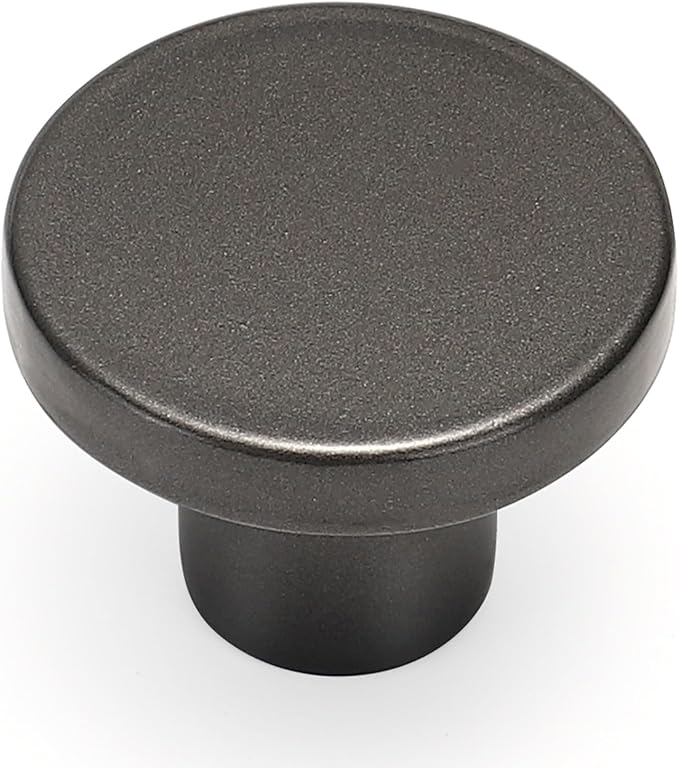 Ravinte 20 Pack Cabinet Knobs Pearl Grey Kitchen Cabinet Knobs Round Dresser Drawer Pulls Closet Door Pulls 1-1/5 Inch