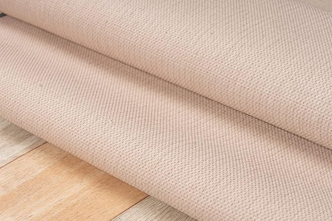 Custom Length Cut to Size Modern Farmhouse Carpet Runner Rug for Hallways, Non Slip Rubber Backed, 31 inch Wide X Customized Length, Geo Brown, 31 inch X 25 feet