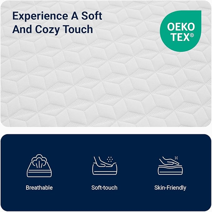 Avenco Queen Mattress, 14 Inch Queen Memory Foam Mattress in a Box for Refresh Sleep & Pressure Relief, CertiPUR-US Certified Medium Firm Mattresses