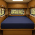 Foamma 12” x 48” x 75” Water Resistant Gel Memory Foam RV Bunk Mattress, Firm High Density Foam Base, Comfortable and Durable Polyester Cover, Truck, Camper, Travel Trailer, Made in USA