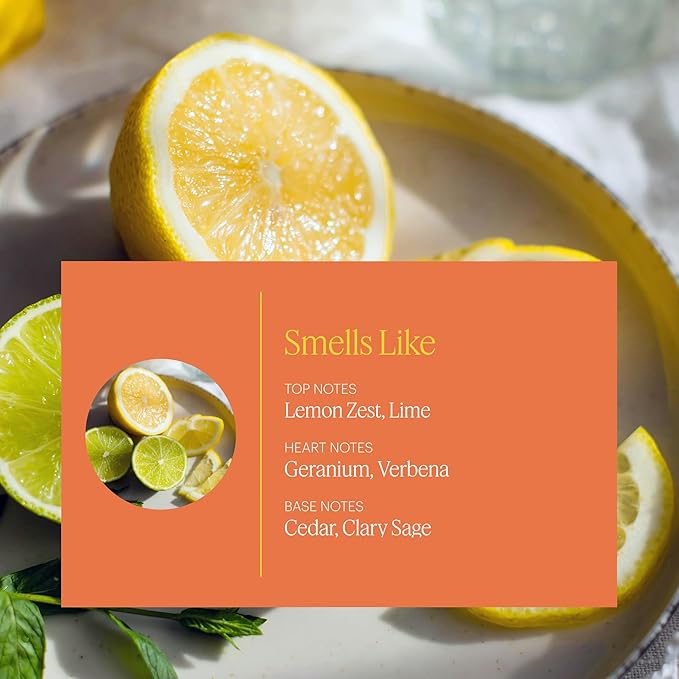 Aera Mini Citrus - Essential Oil for Home - Lemon Zest Fragrance - Notes of Lemon, Orange, Clary Sage and Cedar - Scent Refill - Capsule Size Works with Mini Diffuser