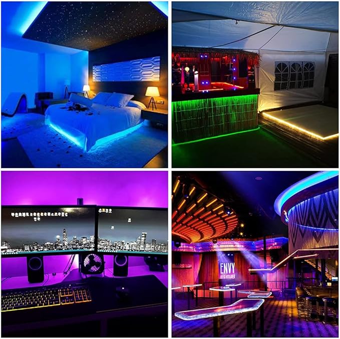 BTF-LIGHTING WS2812B RGB ECO LED Strip, Chasing Effects 5050SMD Individually Addressable 16.4FT 30Pixels/m 150Pixels Flexible Dream Color IP65 for Bedroom DIY Projects DC5V(No Adapter or Controller)