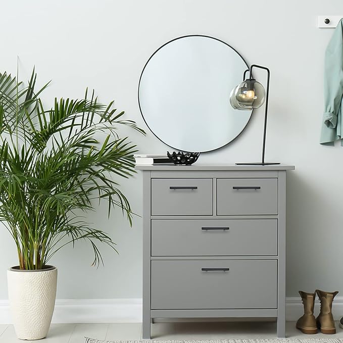 Ravinte Black Cabinet Handles 15 Pack 4-1/2 inch Matte Black Square Cabinet Pulls Kitchen Hardware 7 inch Overall Length Kitchen Drawer Pulls