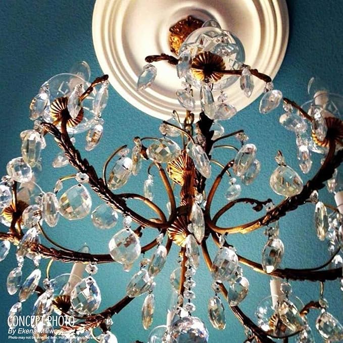 Ekena Millwork Bradford Ceiling Medallion, Bronze Blue Patina