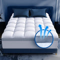 Premium Memory Foam Mattress Topper Queen for Ultra Comfort, 2 Inch Plush Pillow Top Queen Mattress Topper with Breathable Air Mesh Sides, Soft Mattress Pad Cover with Deep Pocket Fits 6-21" Mattress