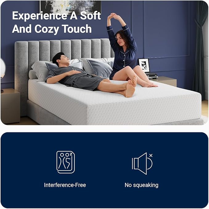 Avenco Queen Mattress, 14 Inch Queen Memory Foam Mattress in a Box for Refresh Sleep & Pressure Relief, CertiPUR-US Certified Medium Firm Mattresses