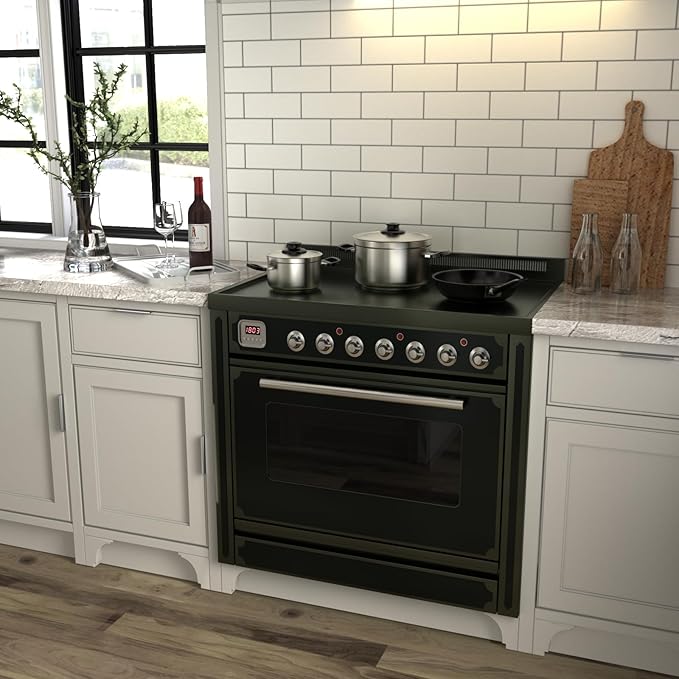 goldenwarm 10 Pack Brushed Nickel Finger Edge Pulls Drawer Finger Pulls Kitchen Hardware Handles Bedroom Dresser Drawers, 5in Hole Centers