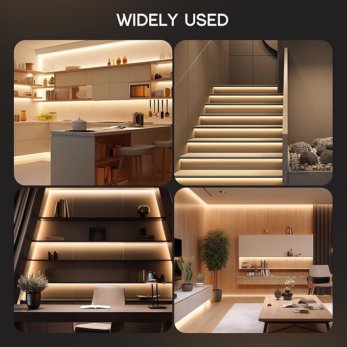 LED Strip Lights Daylight White 6000K,98.4ft 110-120V Neon Rope Lights,Flexible Silicone Outdoor Waterproof Neon Strip Lights for Bedroom,Mirror,Kitchen Cabinet, Living Room,Halloween Decor