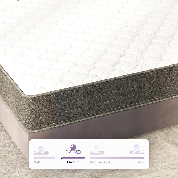 NapQueen Full Mattress, 12 Inch Victoria Hybrid Cooling Gel Infused Pocket Spring and Memory Foam Mattress, Full Size Mattress Bed in a Box, CertiPUR-US Certified, Fiberglass-Free Mattress
