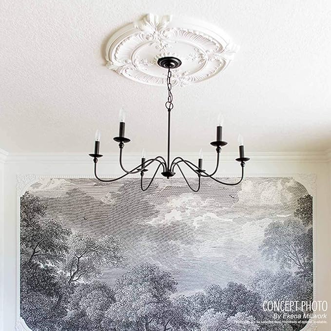 Ekena Millwork Bradford Ceiling Medallion, Night Shade