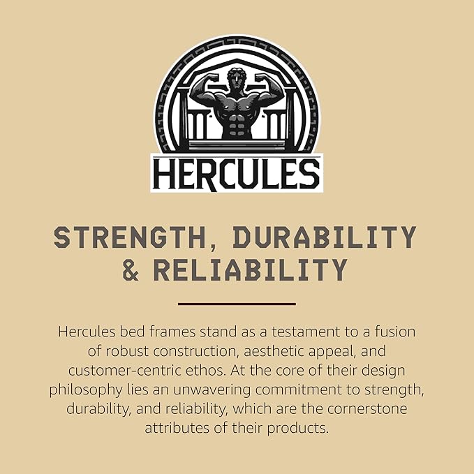 Hercules 8 Inch High Profile Foundation Mattress Box Spring Replacement, King