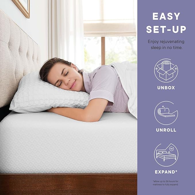 Modway Mila Firm 6" Fiberglass Free Memory Foam Full Mattress
