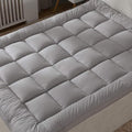 Plush Extra Thick Twin XL Mattress Topper, Soft & Cooling Pillow Top Bed Topper for Back Pain with 300TC Cotton Cover, Overfilled Mattress Pad Cover for Back Pain, Fit to 6”-22” Mattress.