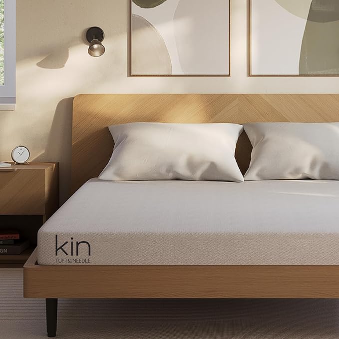 Kin By Tuft & Needle Firm 6" Full Adaptive Foam Mattress in a Box, Cooling Pressure Relief, Balanced Support, 100 Night Trial, Fiberglass-Free, CertiPUR-US, 10-Year Limited Warranty