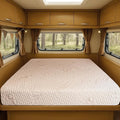 Foamma 5" x 48" x 75" Mattress for RV with Water Resistant Organic Cotton Cover, Firm High Density Foam, USA Made, CertiPUR-US Certified Foam