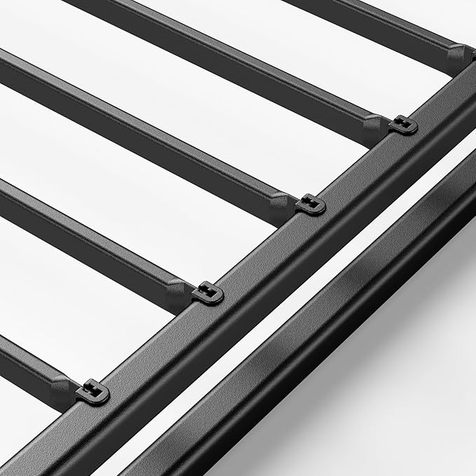 ZINUS Quick Lock Metal Smart Box Spring, 4 Inch Mattress Foundation, Strong Metal Structure, Easy Assembly, Queen White, Hassle & Headache Free