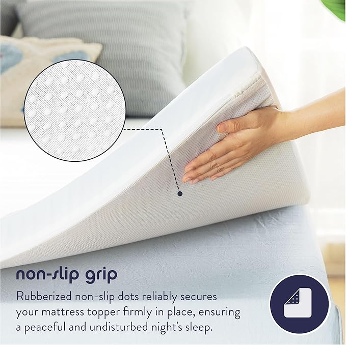 Best Price Mattress 3 Inch Gel Memory Foam Mattress Topper with Cover, CertiPUR-US Certified, Dorm Essentials, Twin XL
