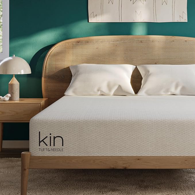 Tuft & Needle Kin Medium 12" Twin Adaptive Foam Mattress in a Box, Cooling Gel, Pressure Relief, Durable Support, 100 Night Trial, Fiberglass-Free, CertiPUR-US, 10-Year Limited Warranty