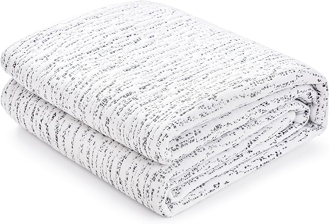 Subrtex Cooling Mattress Topper Cover King Size 2 Inch (Only Cover) Mattress Topper Protector Bedding Removable Mattress Encasement with Zipper Closure