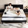 Twin Bed Mattress in a Box, 10 Inch Hybrid Mattress with Individual Pocket Spring & Memory Foam, Soft, Motion Isolation, Medium Firm Comfort for Pressure Relief, CertiPUR-US Certified